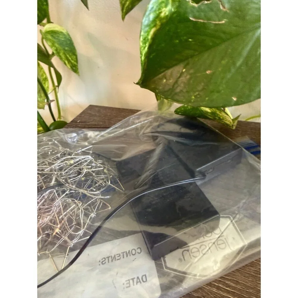 Two sets of small star fairy lights